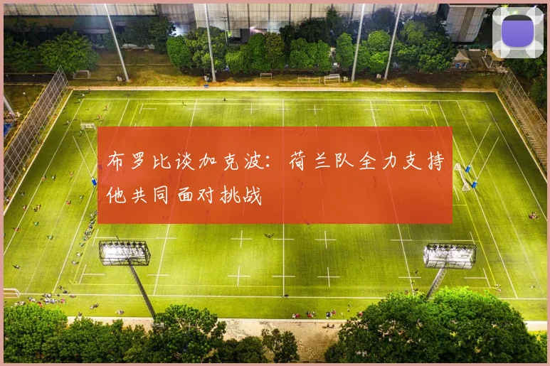 布罗比谈加克波：荷兰队全力支持他共同面对挑战